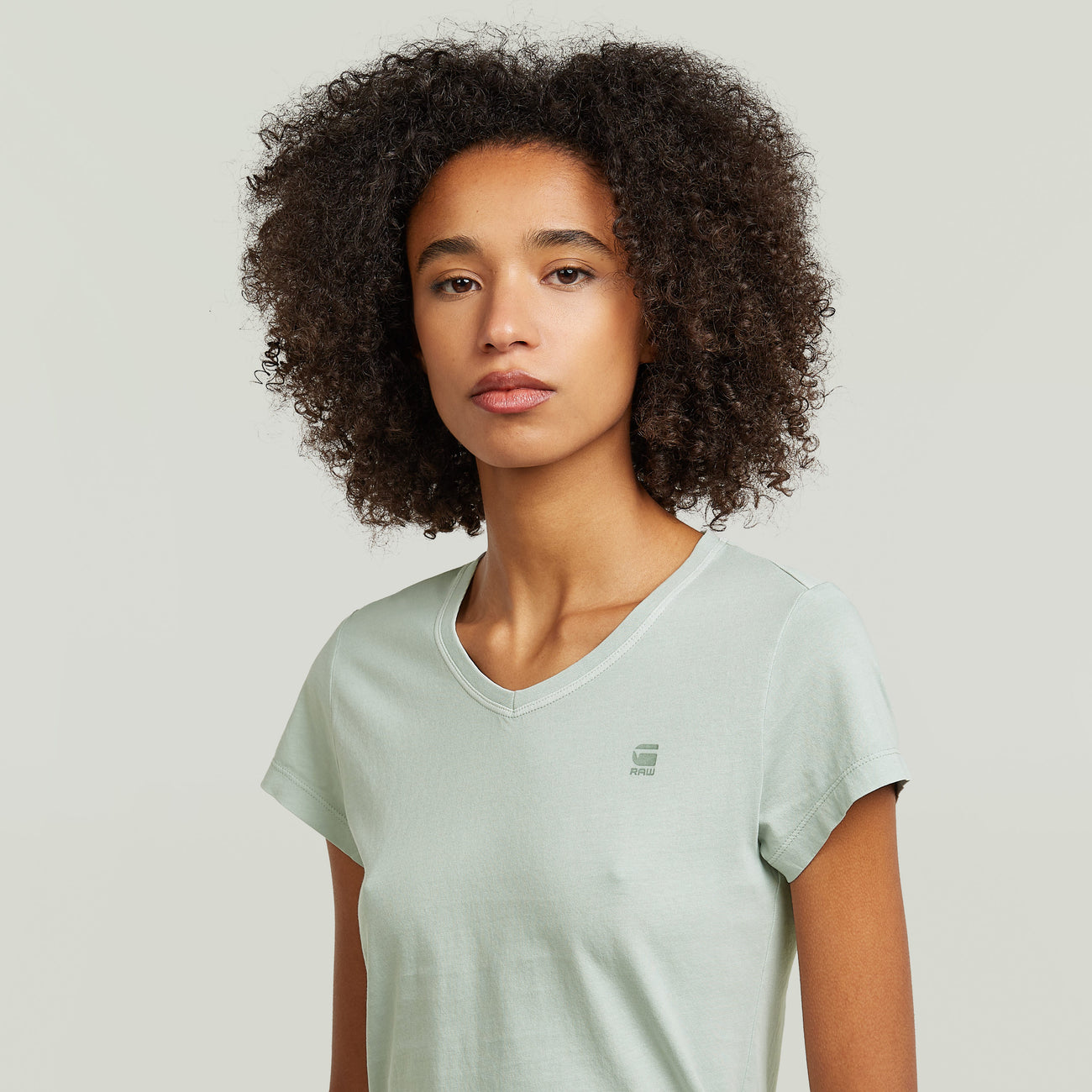 Overdyed Eyben Slim V T-Shirt 2.0 - Green