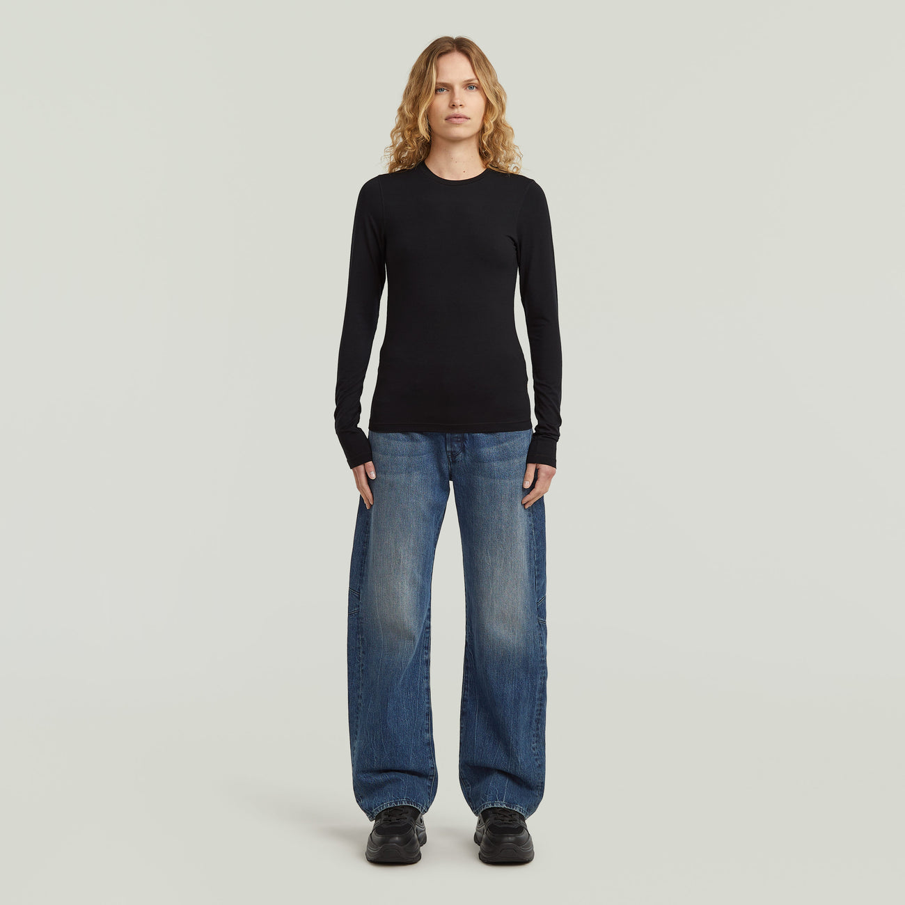Bowey Boyfriend Jeans - Worn in Mountain Dusk