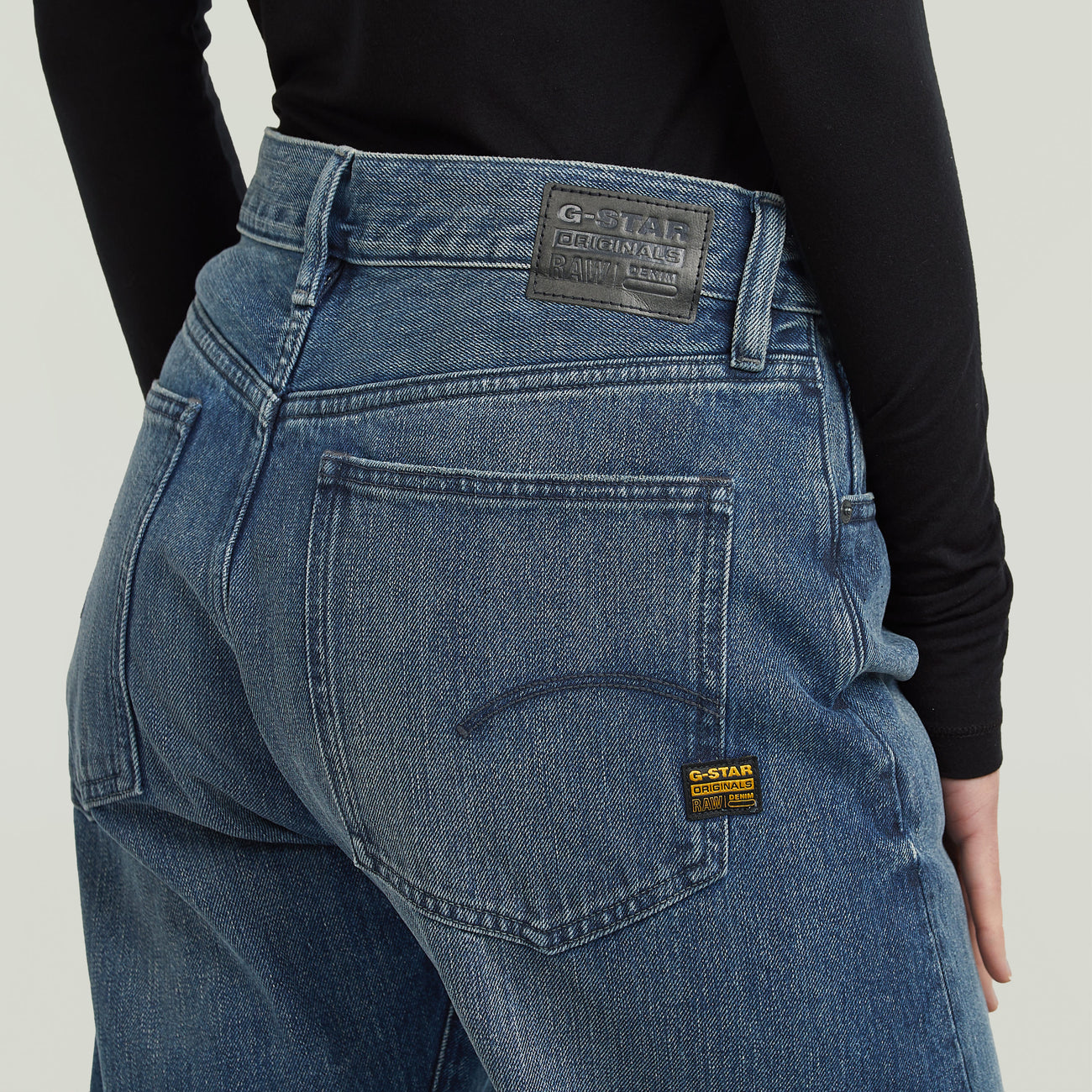 Bowey Boyfriend Jeans - Worn in Mountain Dusk
