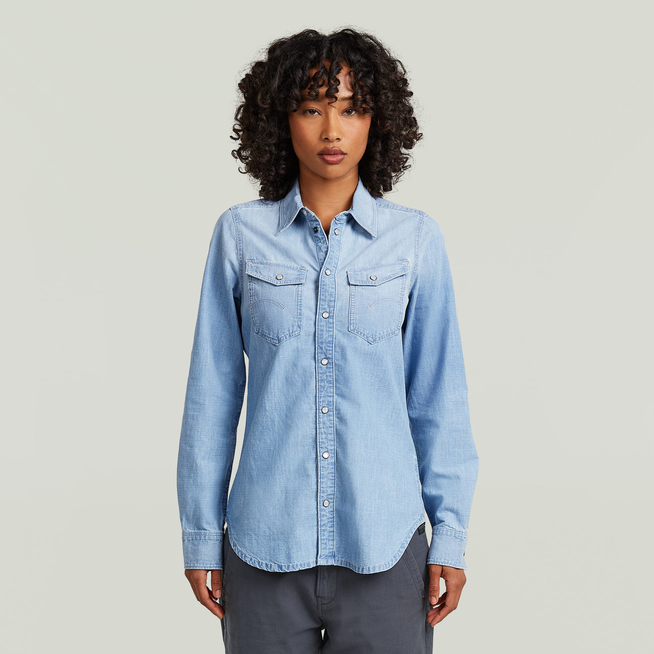 Slim Western Shirt