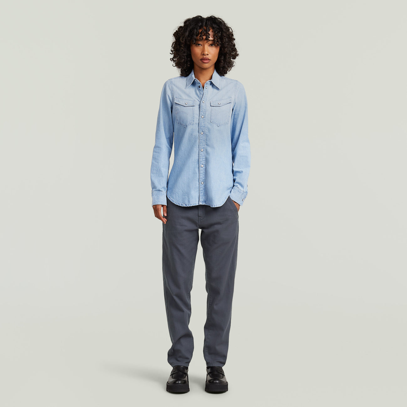 Slim Western Shirt