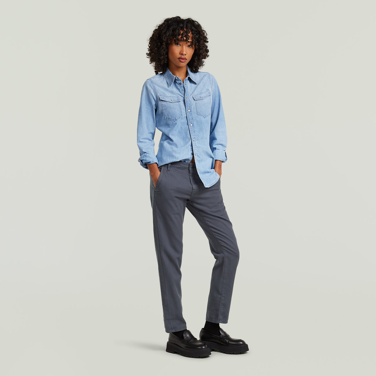 Slim Western Shirt