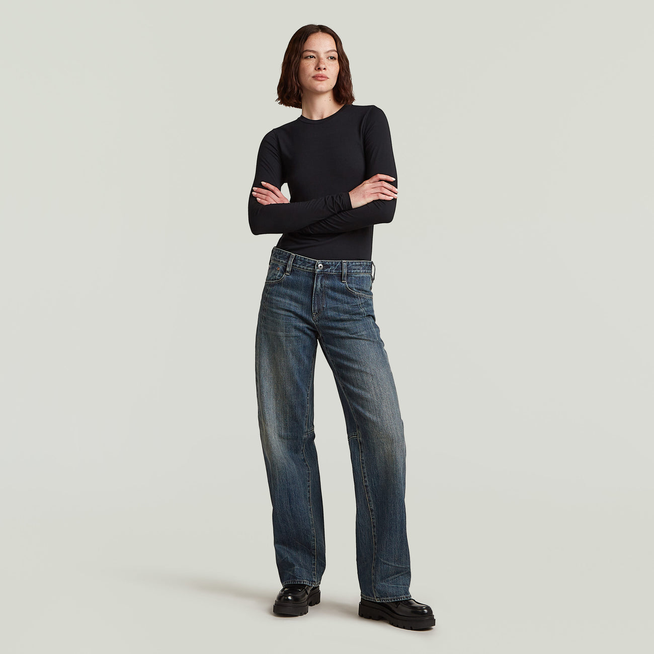 Contor Loose Jeans - Antique Faded Cyclone