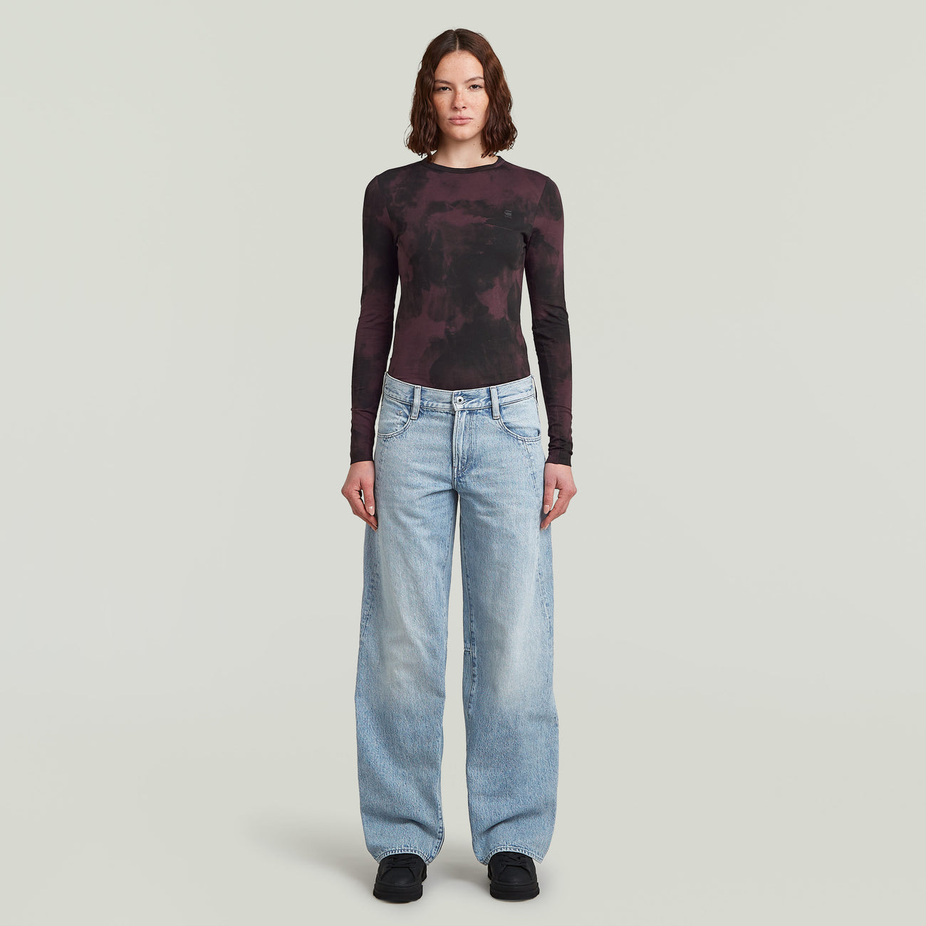 Contor Loose Jeans - Sun Faded Pacific Blue