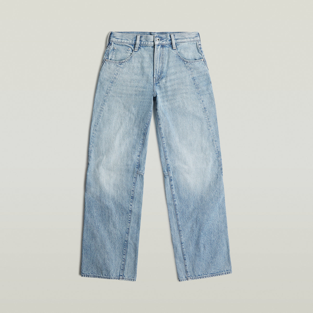 Contor Loose Jeans - Sun Faded Pacific Blue