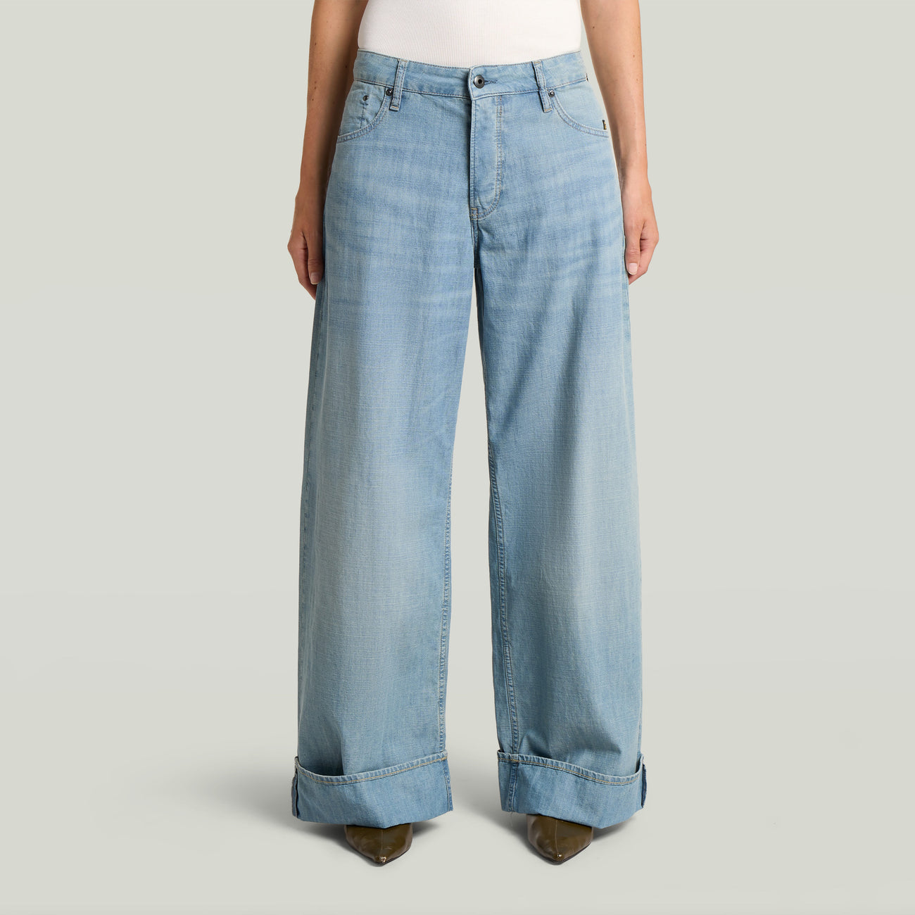 Roxx Wide Jeans - Light Blue