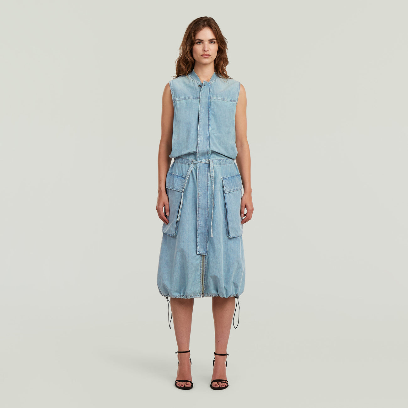 Parachute Dress - Light Blue