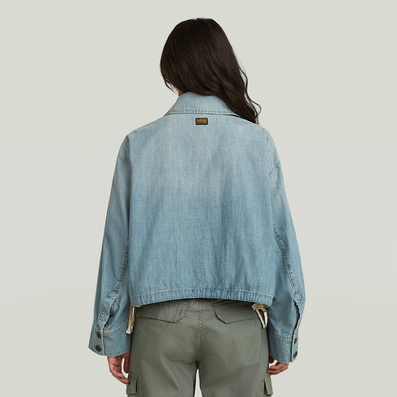 Parachute Oversized Jacket - Light Blue