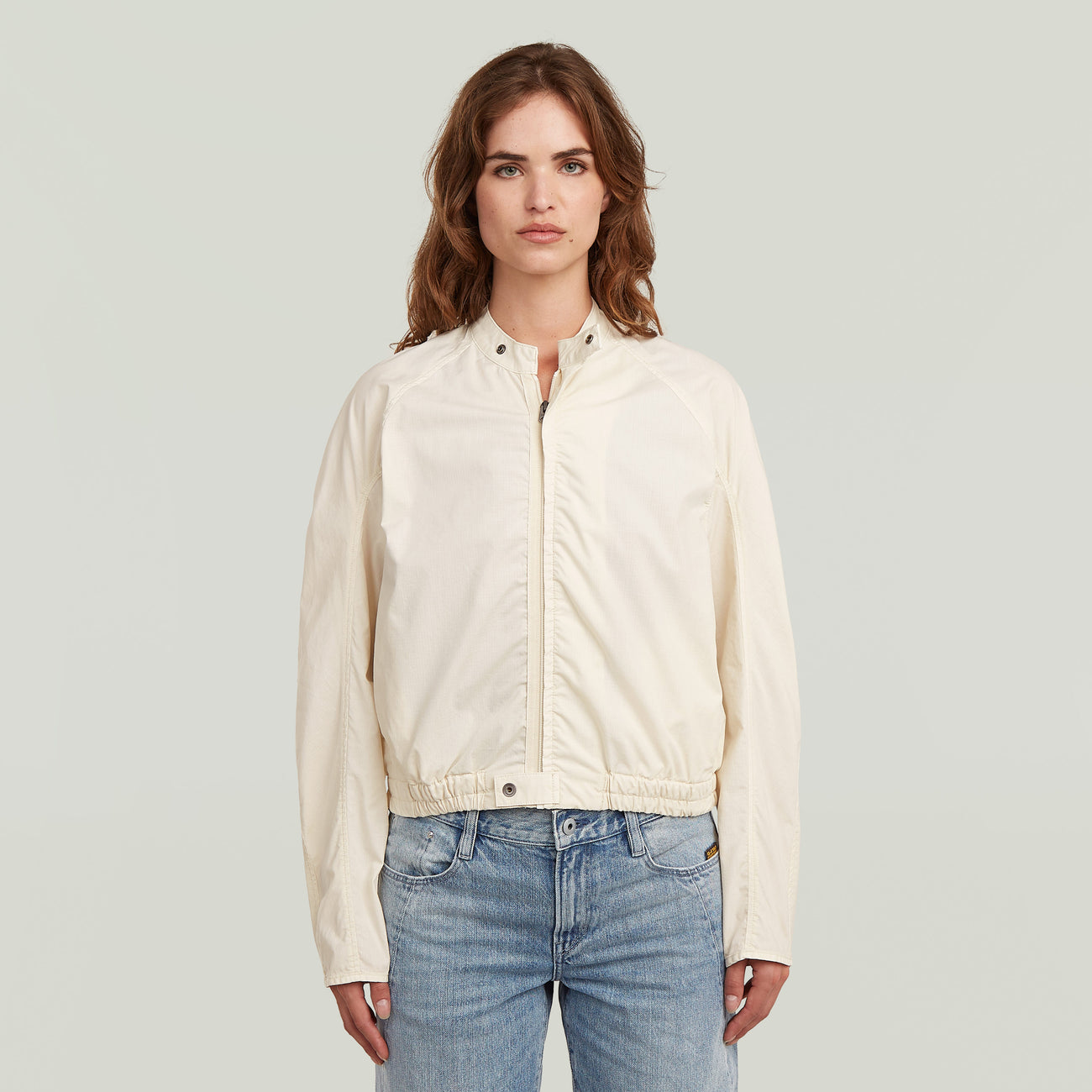 Summer Bomber Jacket - White