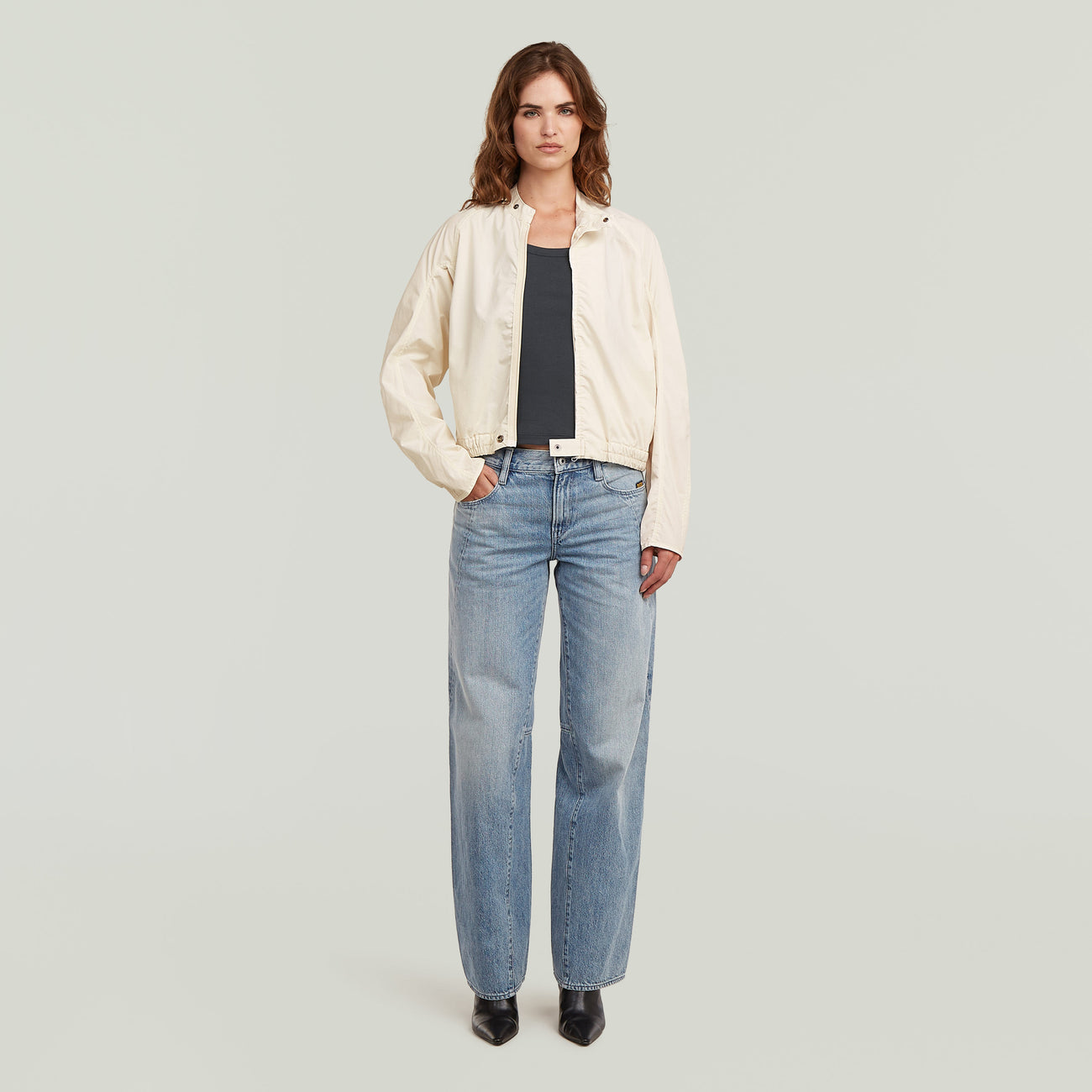 Summer Bomber Jacket - White