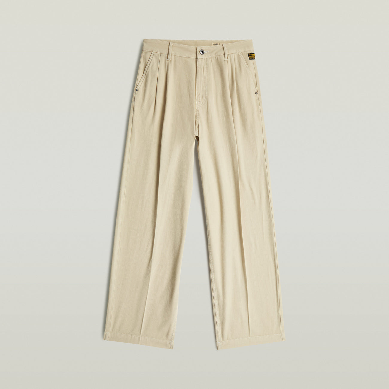 Pleated Chino - Beige