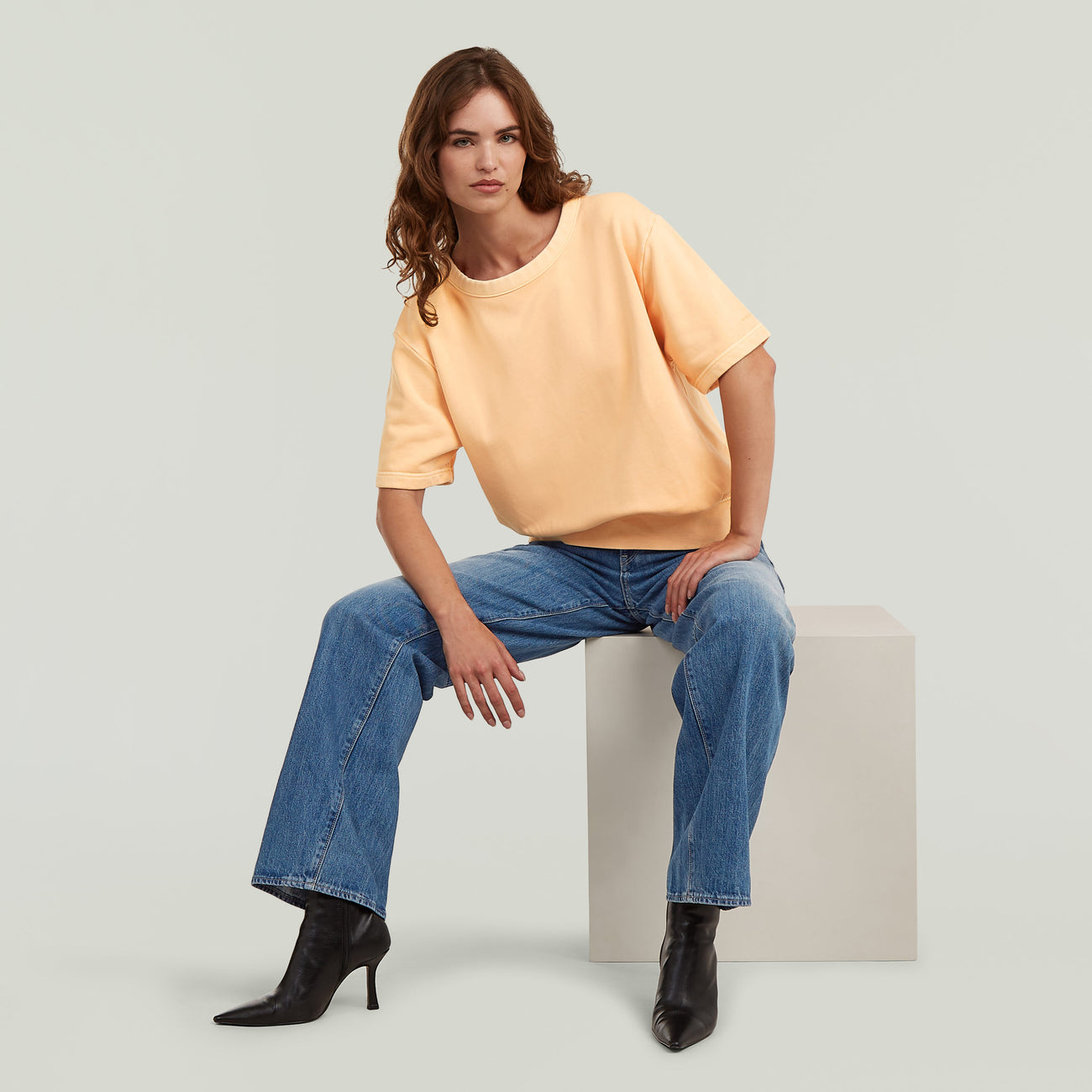 Contor Two-Tone Loose Jeans