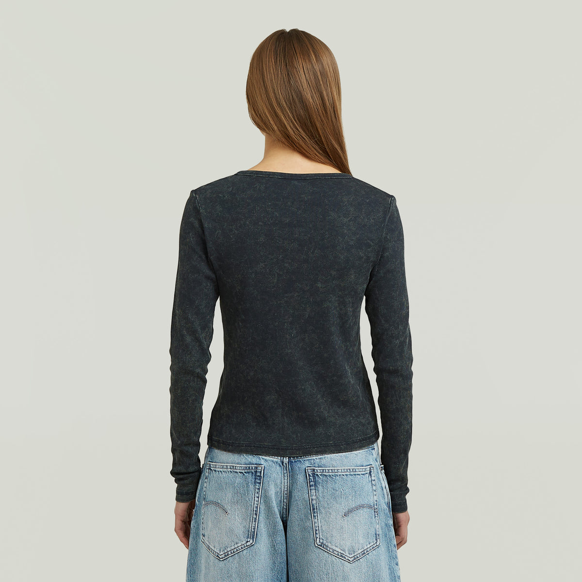 Vintage Slim Henley T-Shirt - Legion Blue