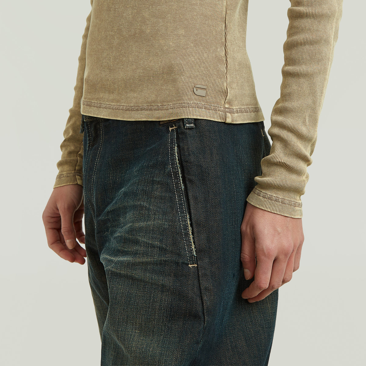 Vintage Slim Henley T-Shirt - Fossil