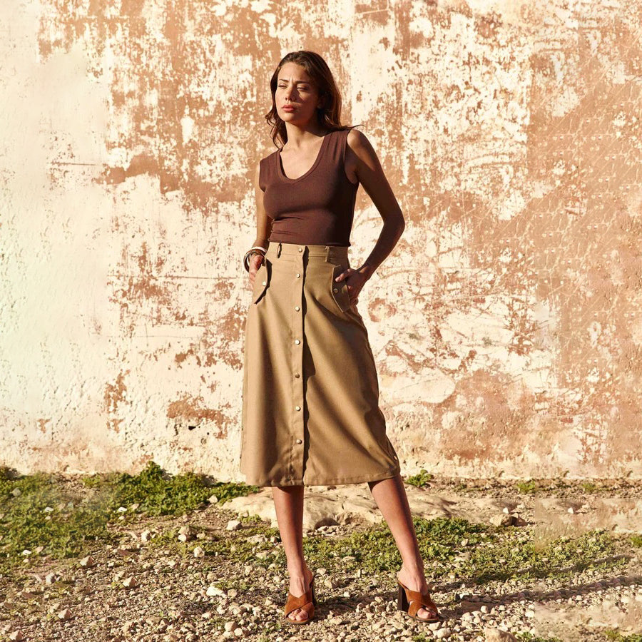Dila Tank Top - Marron