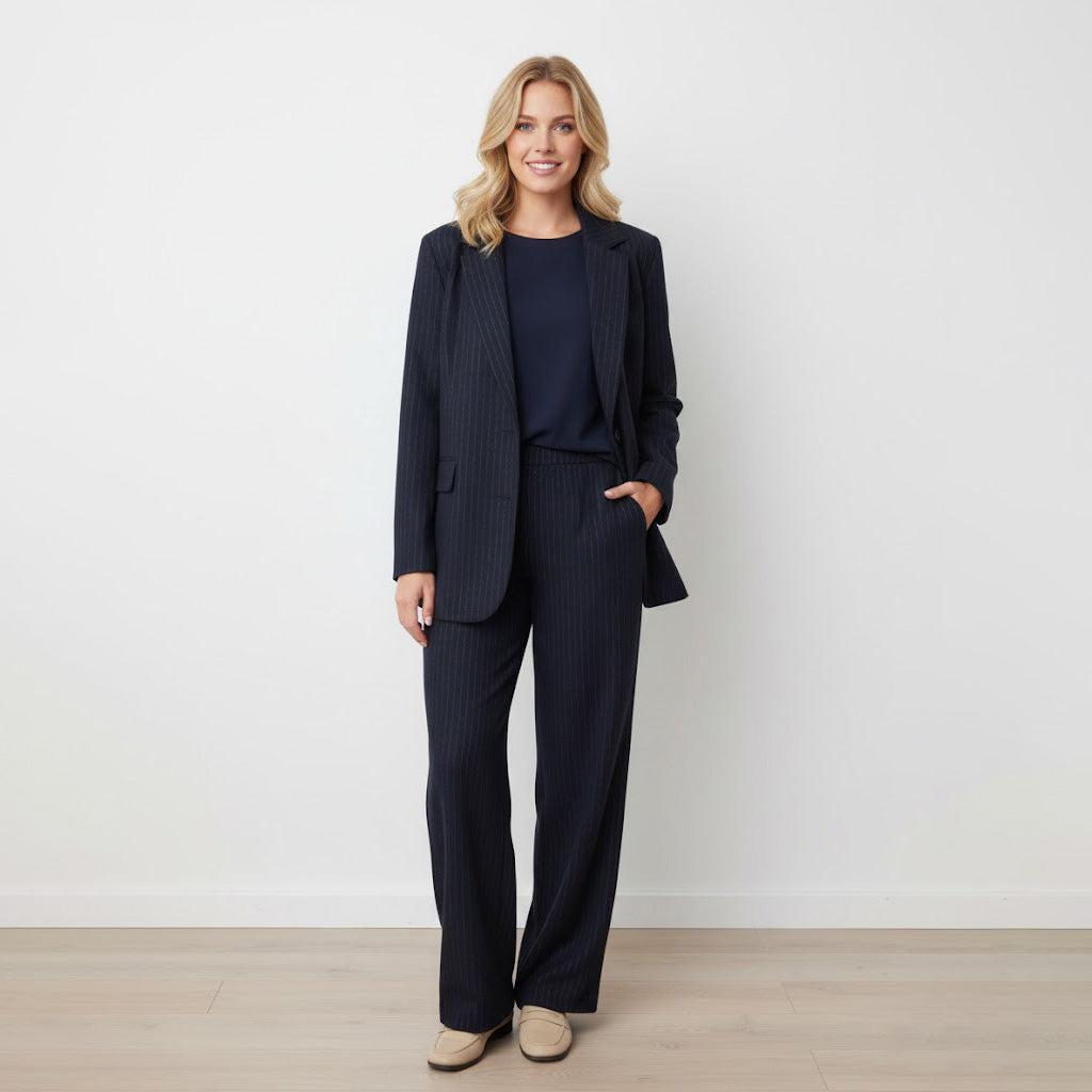 Pinstripe Trousers