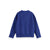 Oversized Tulip Intarsia Knitted Sweater - Bright Blue Melange