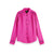 Slim-Fit Shirt with Piping Detail - Fuchsia