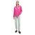 Slim-Fit Shirt with Piping Detail - Fuchsia
