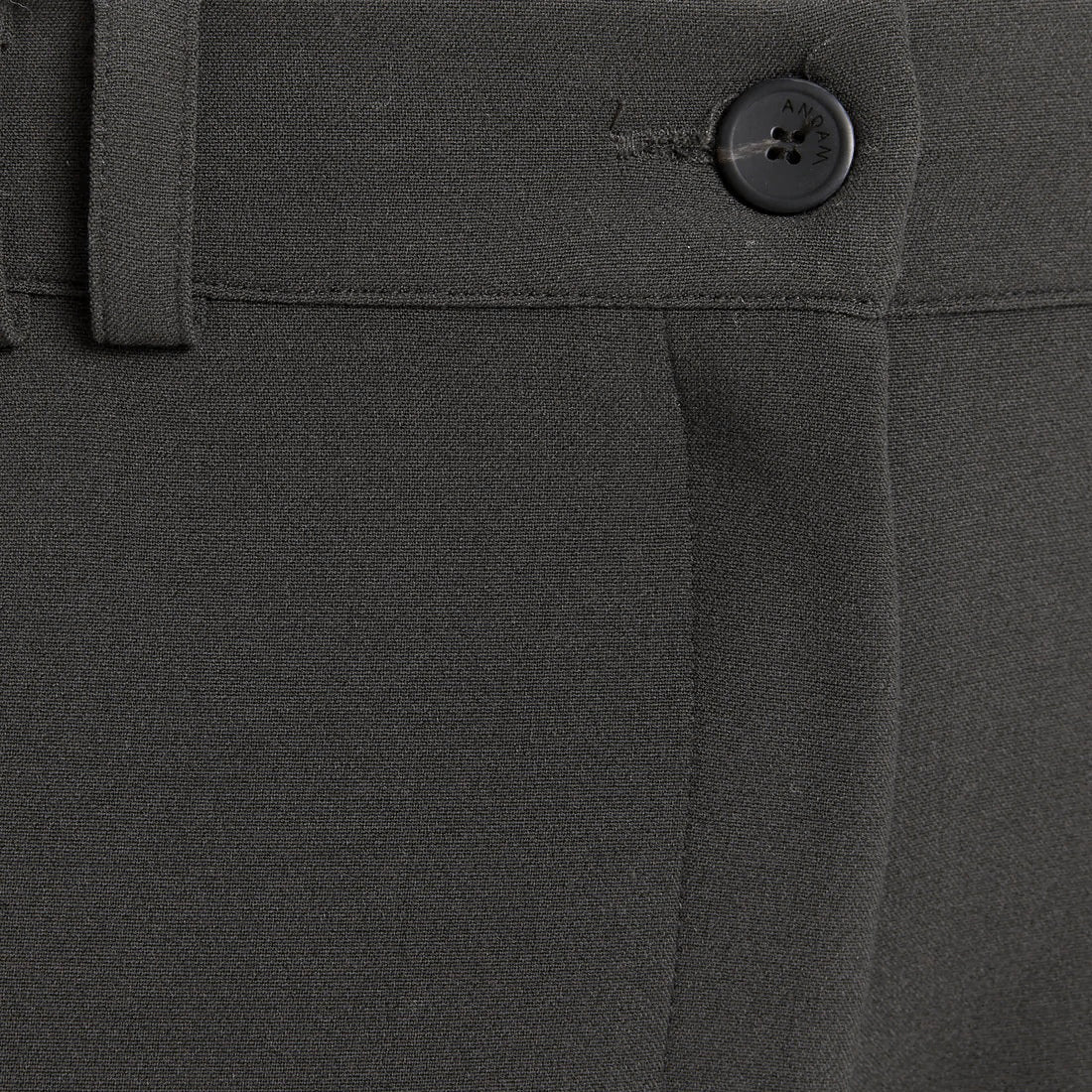 Carrot-Style Trousers with Elasticated Waist - Grey