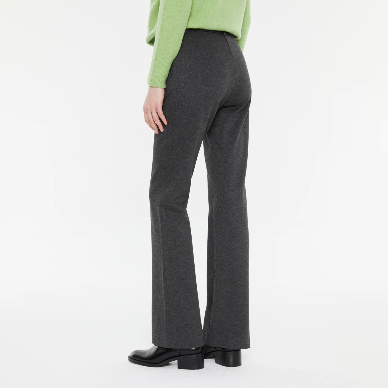 High Rise Flared Trousers