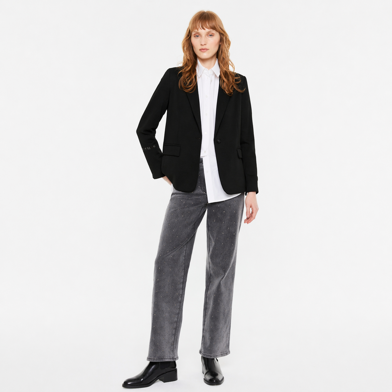 Take it Slow Blazer - Black