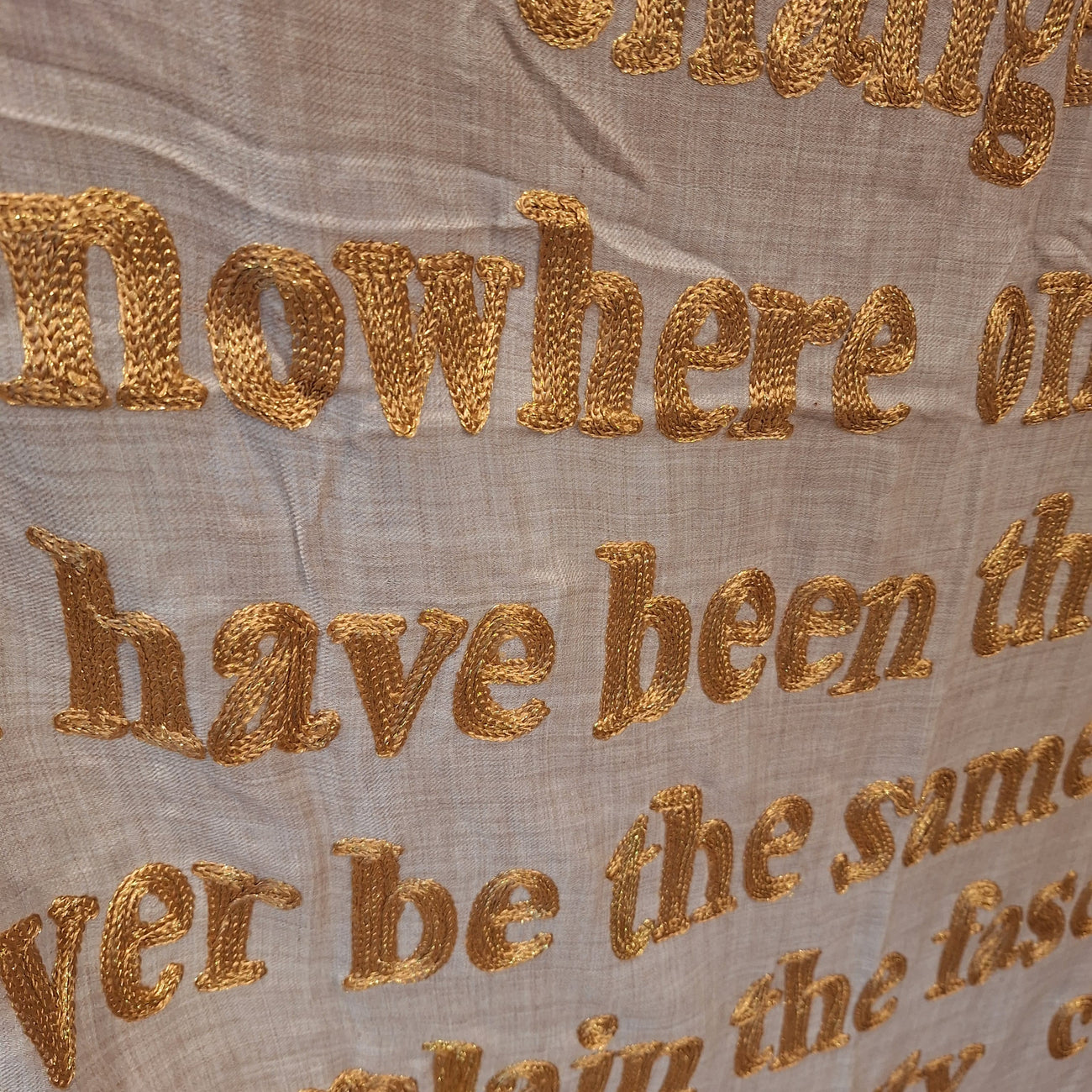 Karien Belle Scarf - Gold x Beige