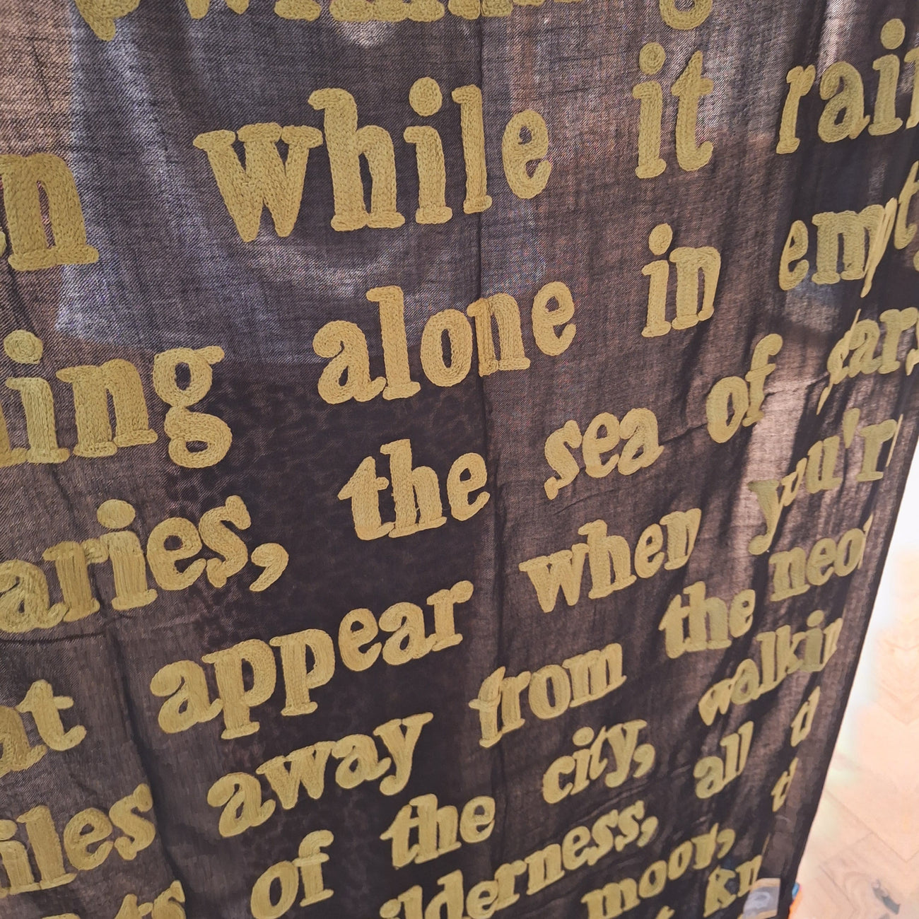 Karien Belle Scarf - Yellow x Black