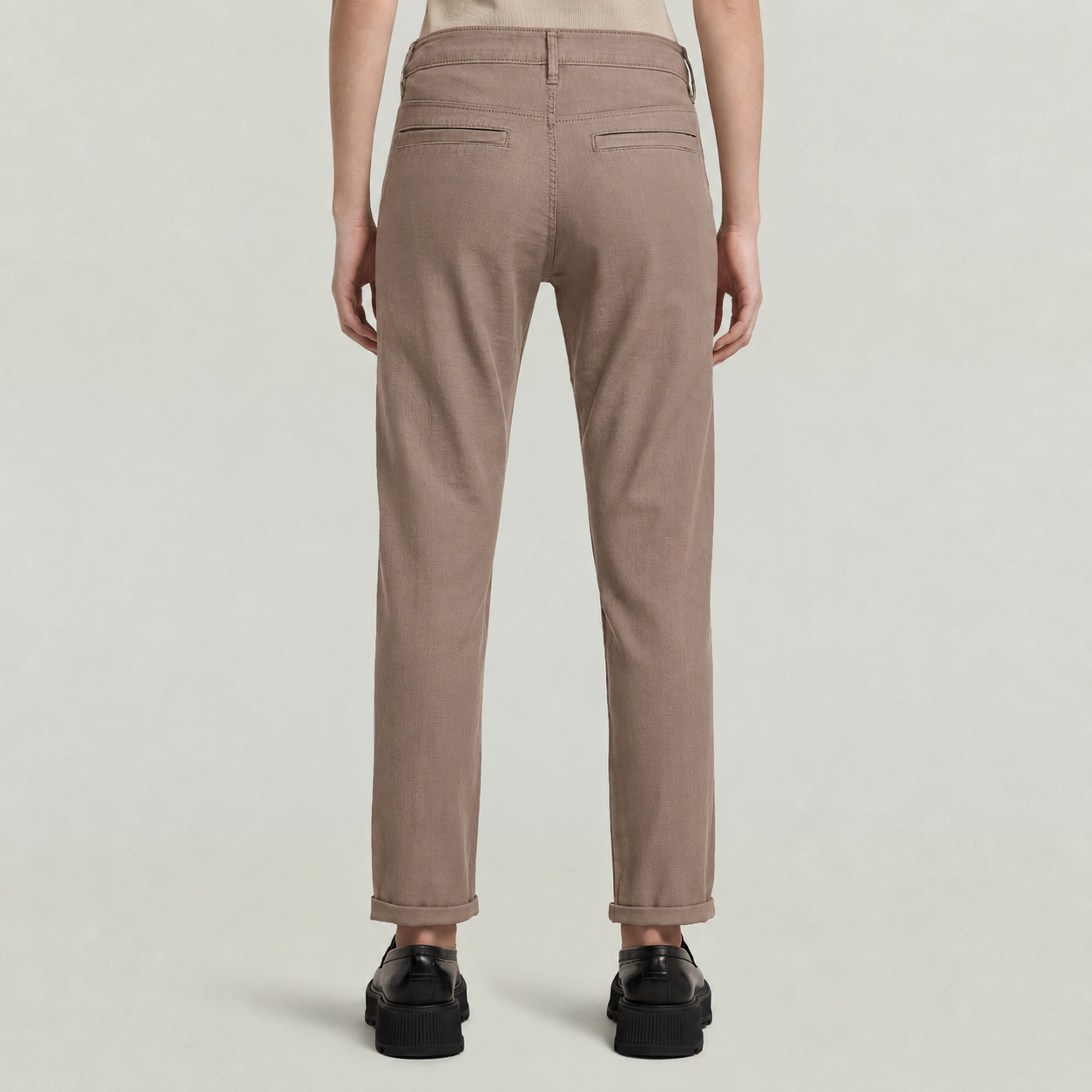 Kate Boyfriend Chino - Turf Brown