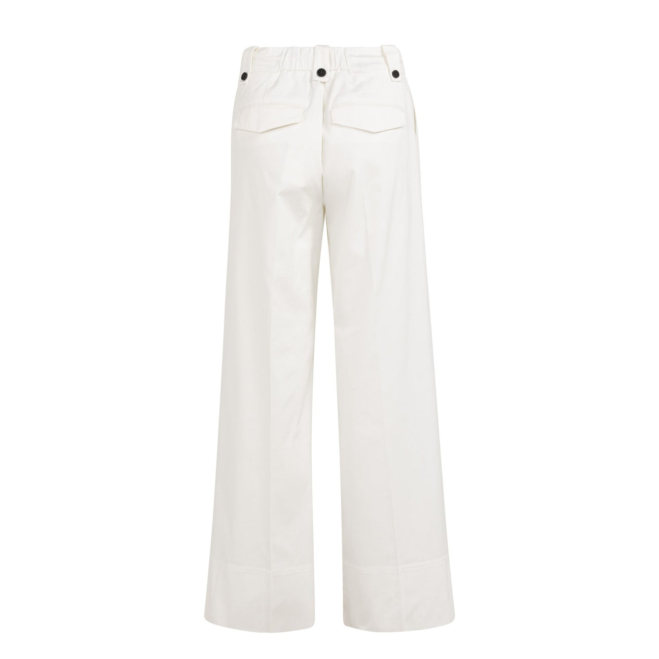 Woven Wide Leg Trousers with Pleats