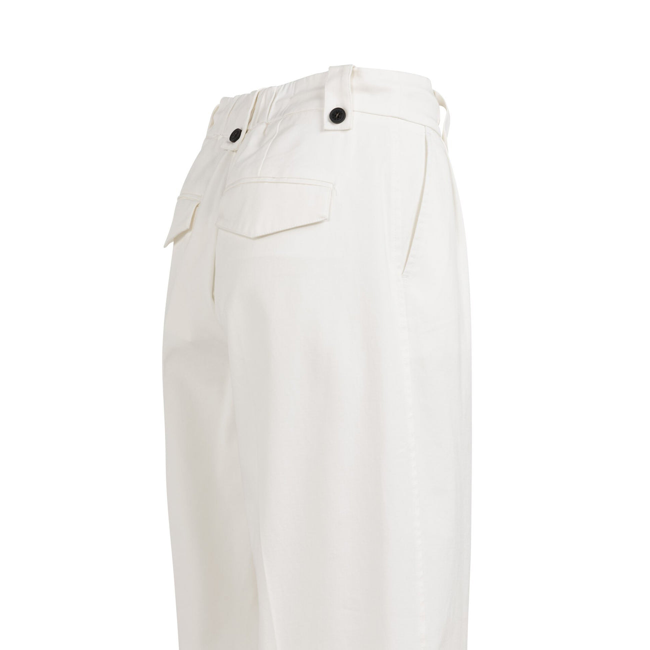 Woven Wide Leg Trousers with Pleats