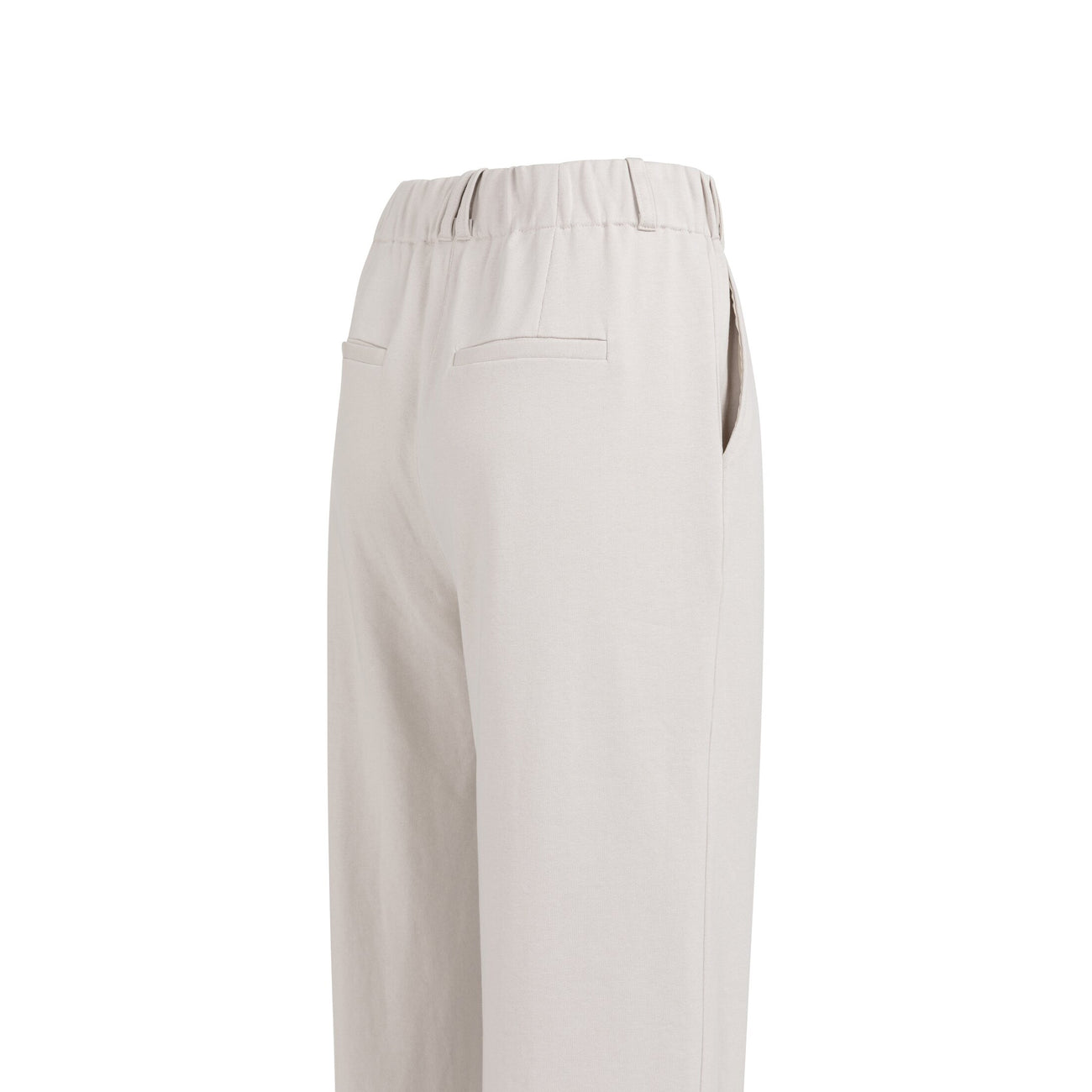 Wide-Leg Trousers with Pleats & Drawcord