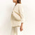 Woven Trousers with Elastic Satin Contrast Waistband