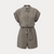 Woven Playsuit - Falcon Brown