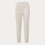 Faux Leather Trousers - Egret Off White