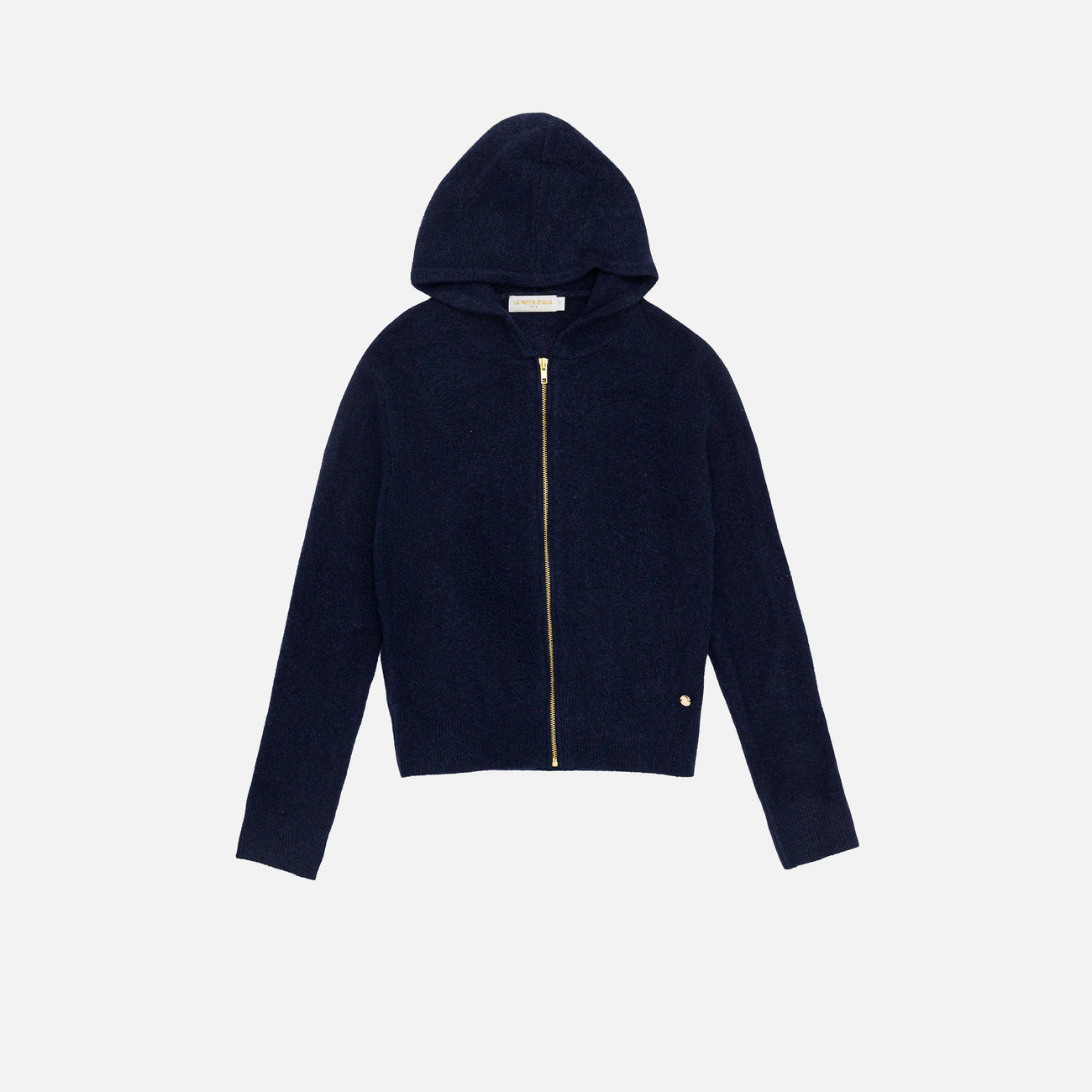 Mariano Hooded Zipped Cardigan - Marine