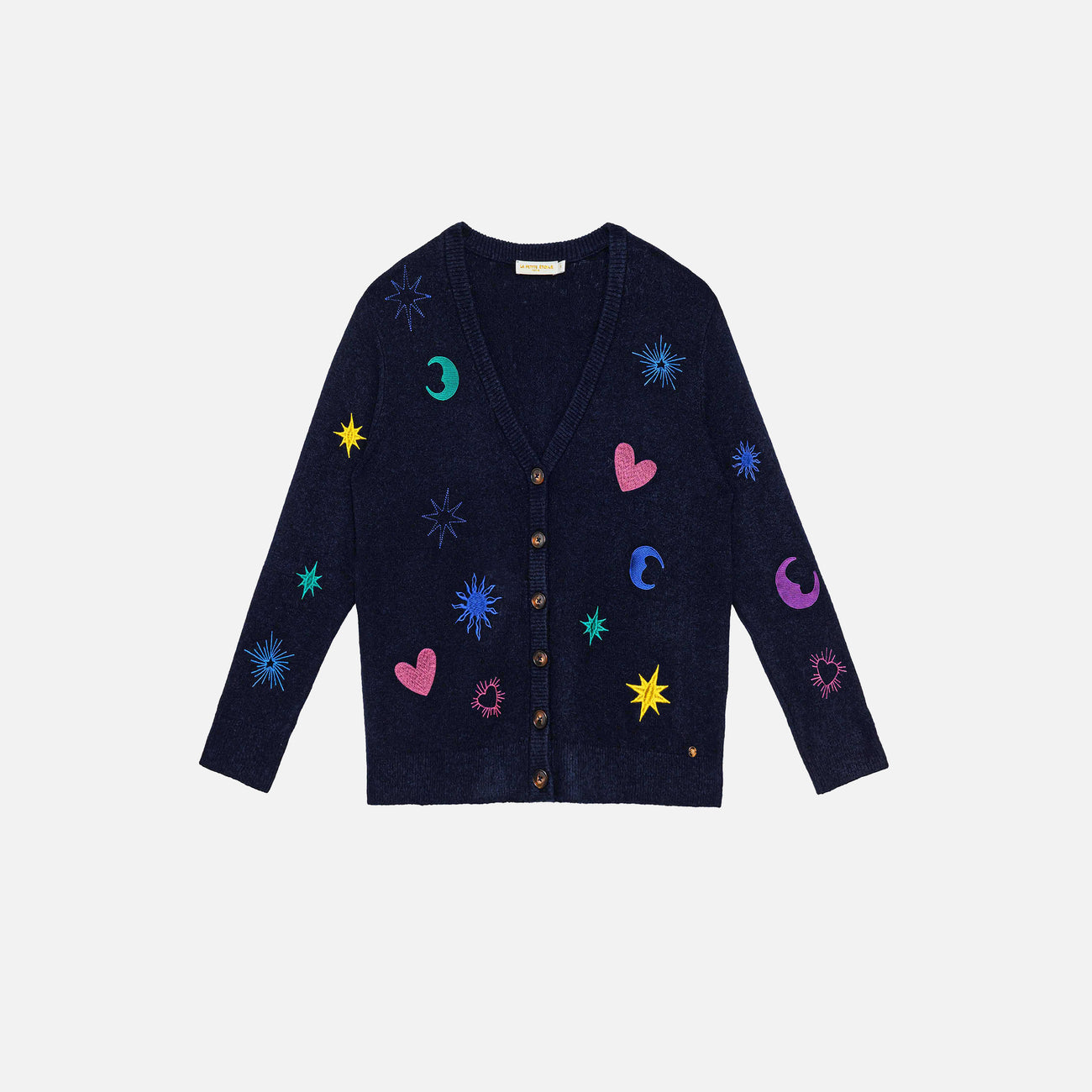 Moka - Embroidered Cardigan