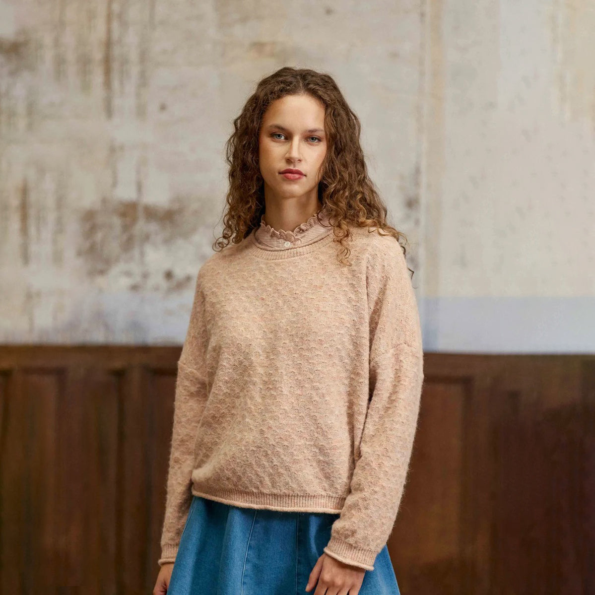 Mossy - Heathered Sweater