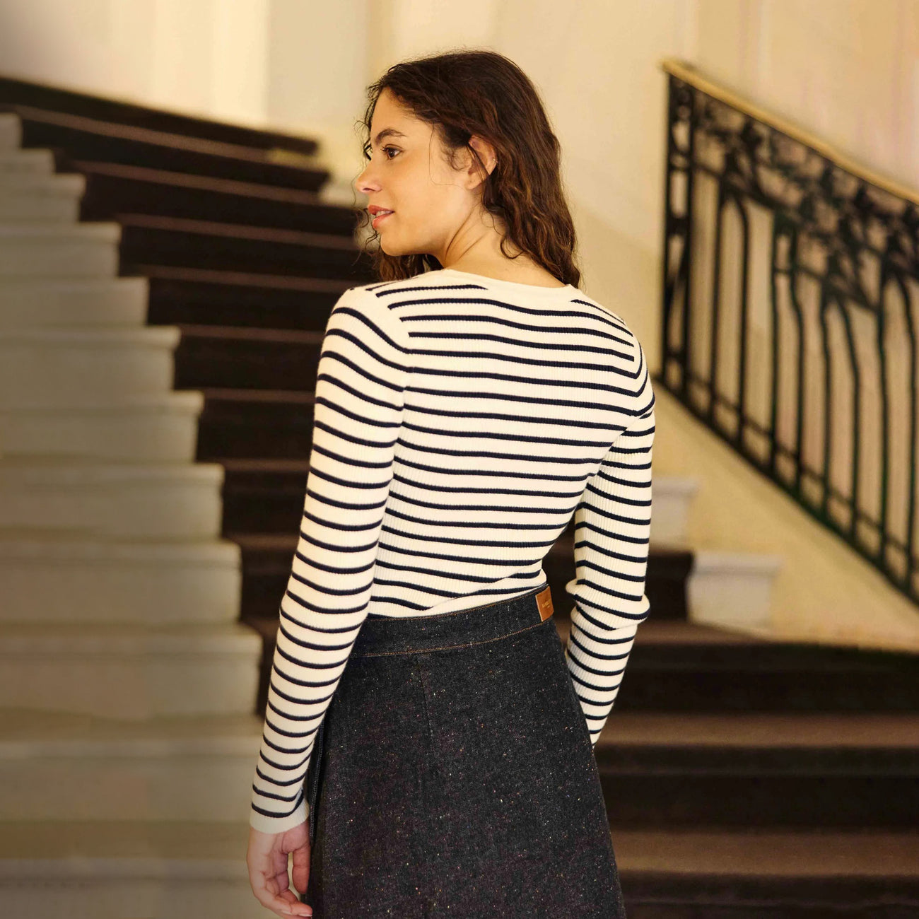 Moty - Striped Cardigan