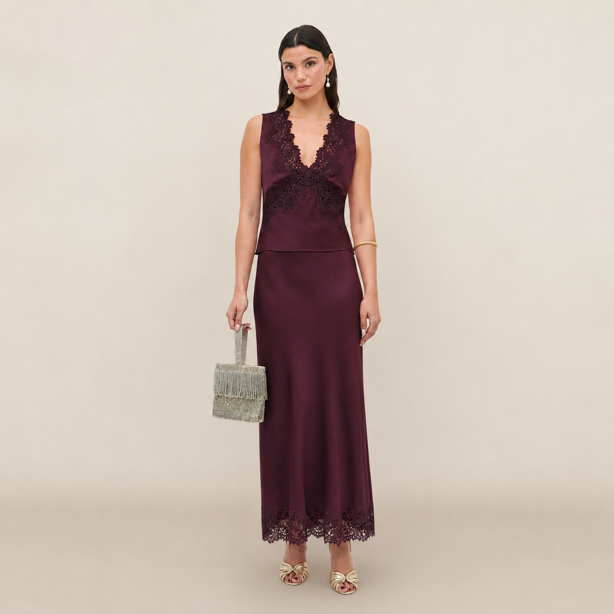 Matilde Skirt - Wine