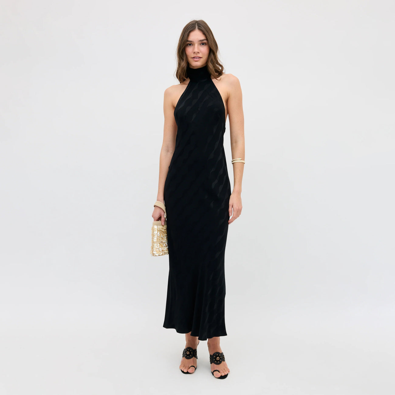 Maura Dress Cooper Jacquard - Black