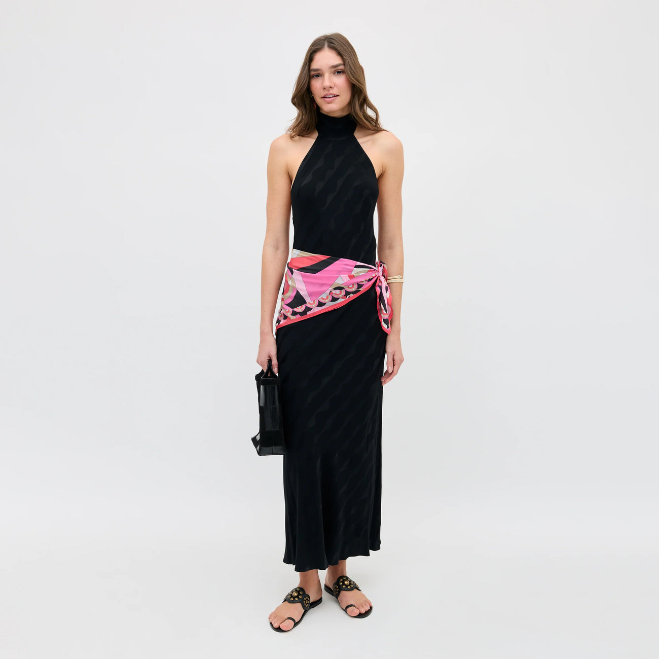 Maura Dress Cooper Jacquard - Black
