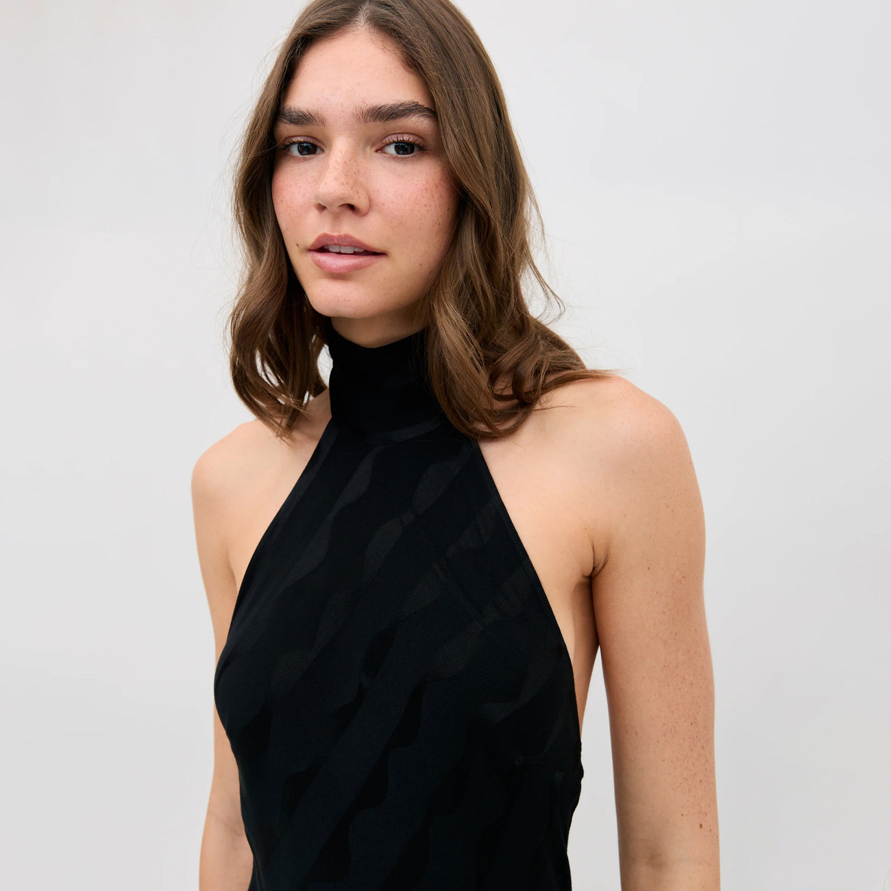 Maura Dress Cooper Jacquard - Black
