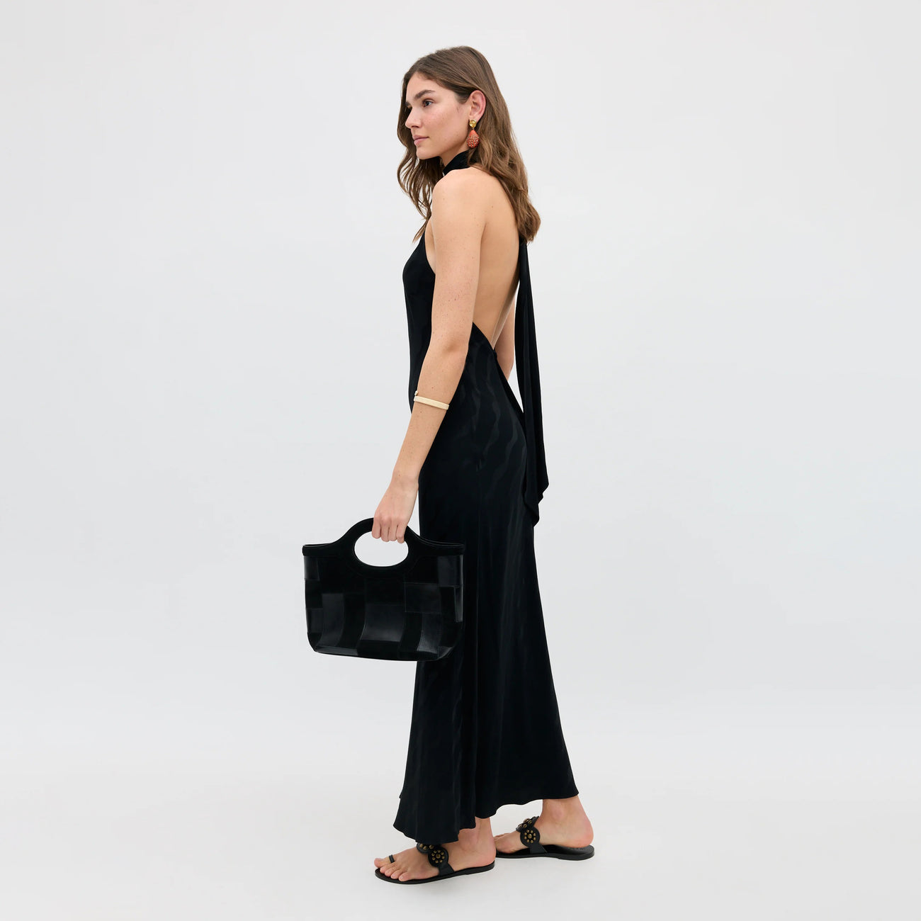 Maura Dress Cooper Jacquard - Black