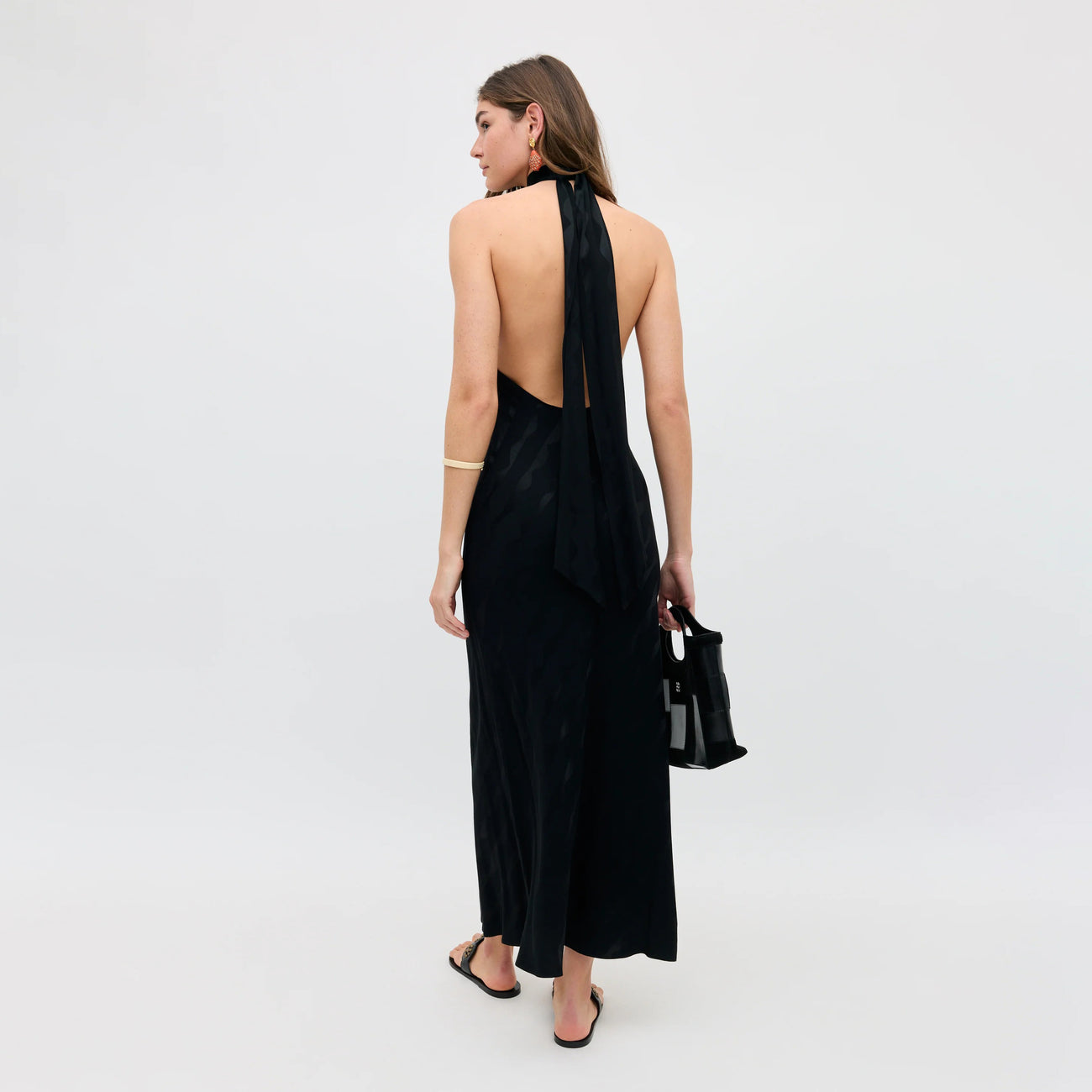 Maura Dress Cooper Jacquard - Black