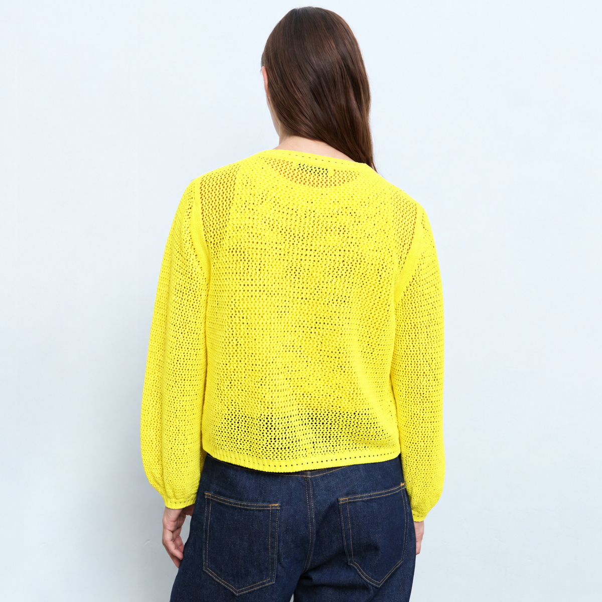 Knit Cardigan - Lemon