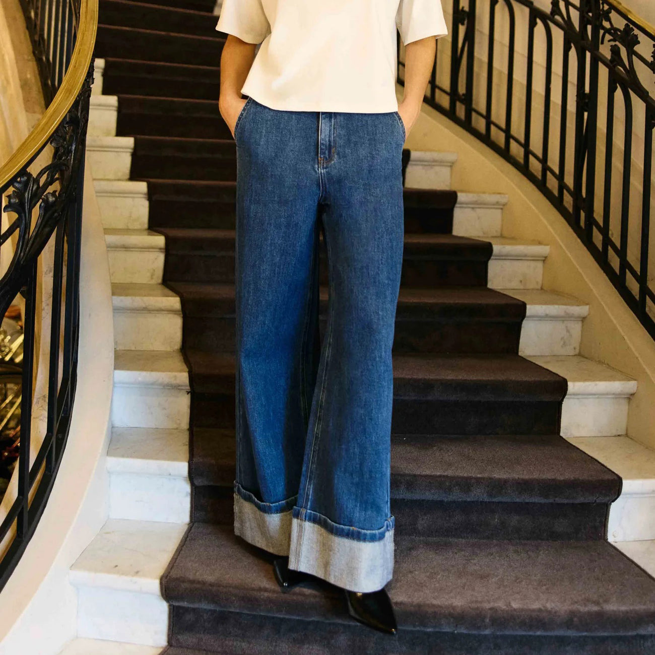 Paxton Wide Leg Jeans