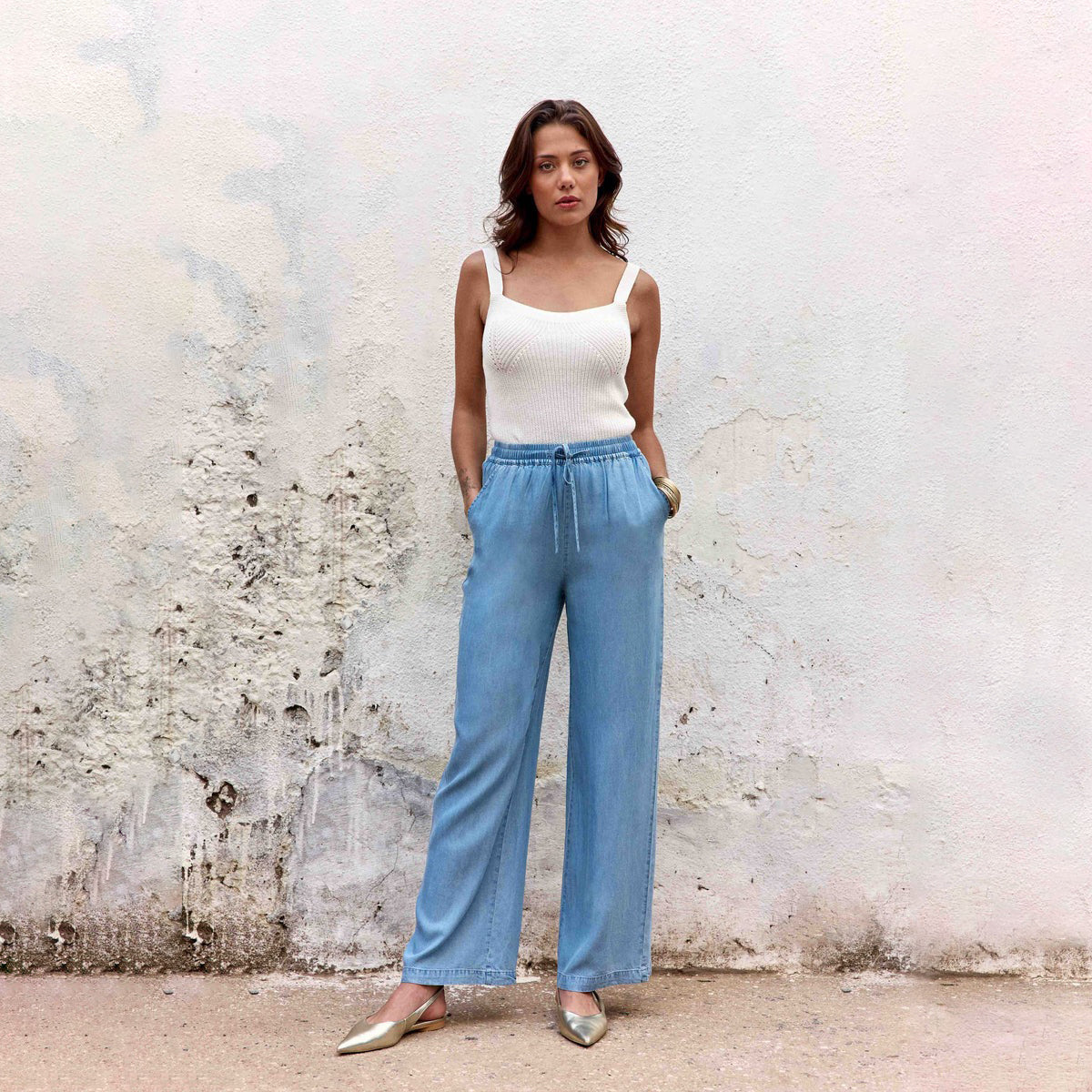 Polta - Wide-Leg Trousers