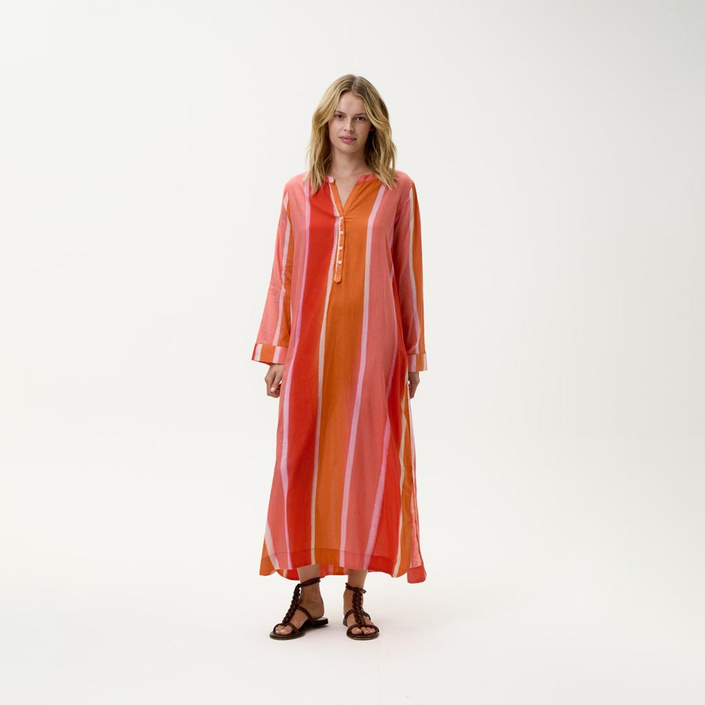 Bazaar Dress - Sunset Moroccan Stripe