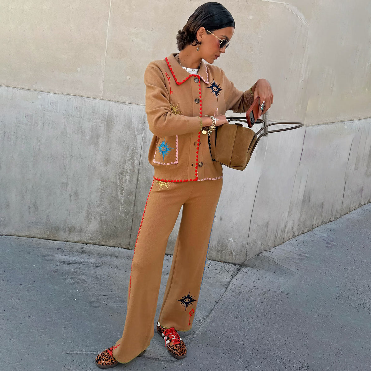 Tan Casablanca Cardigan